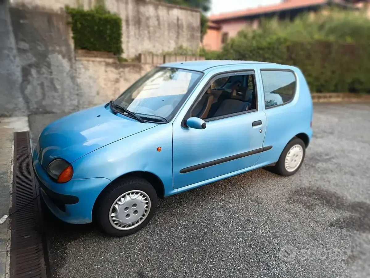 Usata Fiat Seicento 39 CV (28 kW) 1998 Bluazzurro Utilitaria