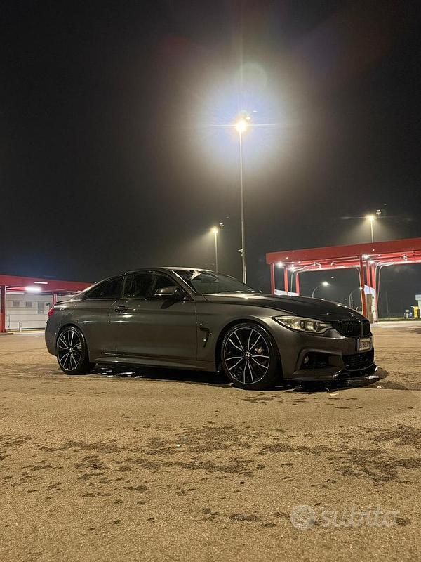 Usata BMW 420 Coupé M Sport 184 CV (135 kW) 2014 Grigio Coupé
