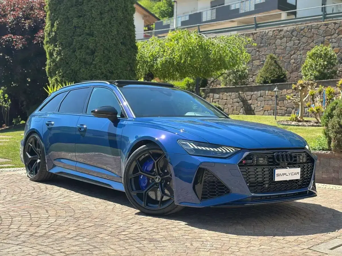 Usata Audi RS6 Performance 630 CV (463 kW) 2024 Blu ascari Station wagon