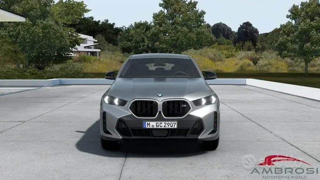 Nuova BMW X6 M Sport 530 CV (389 kW) 2026 Grigio SUV