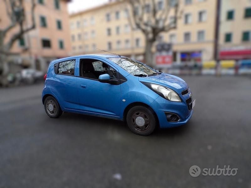 Usata Chevrolet Spark LS 68 CV (50 kW) 2013 Blu Utilitaria