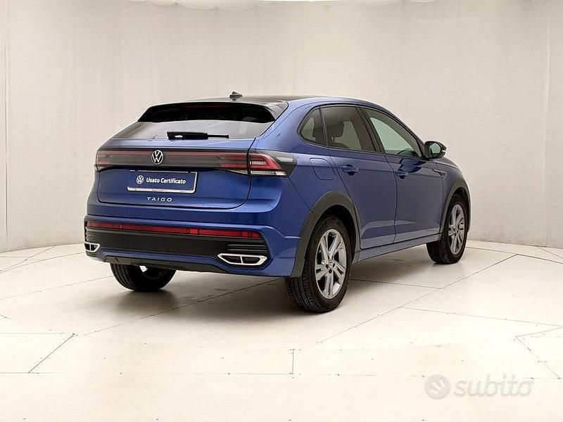 Usata VW Taigo R-line 110 CV (80 kW) 2023 Blu SUV