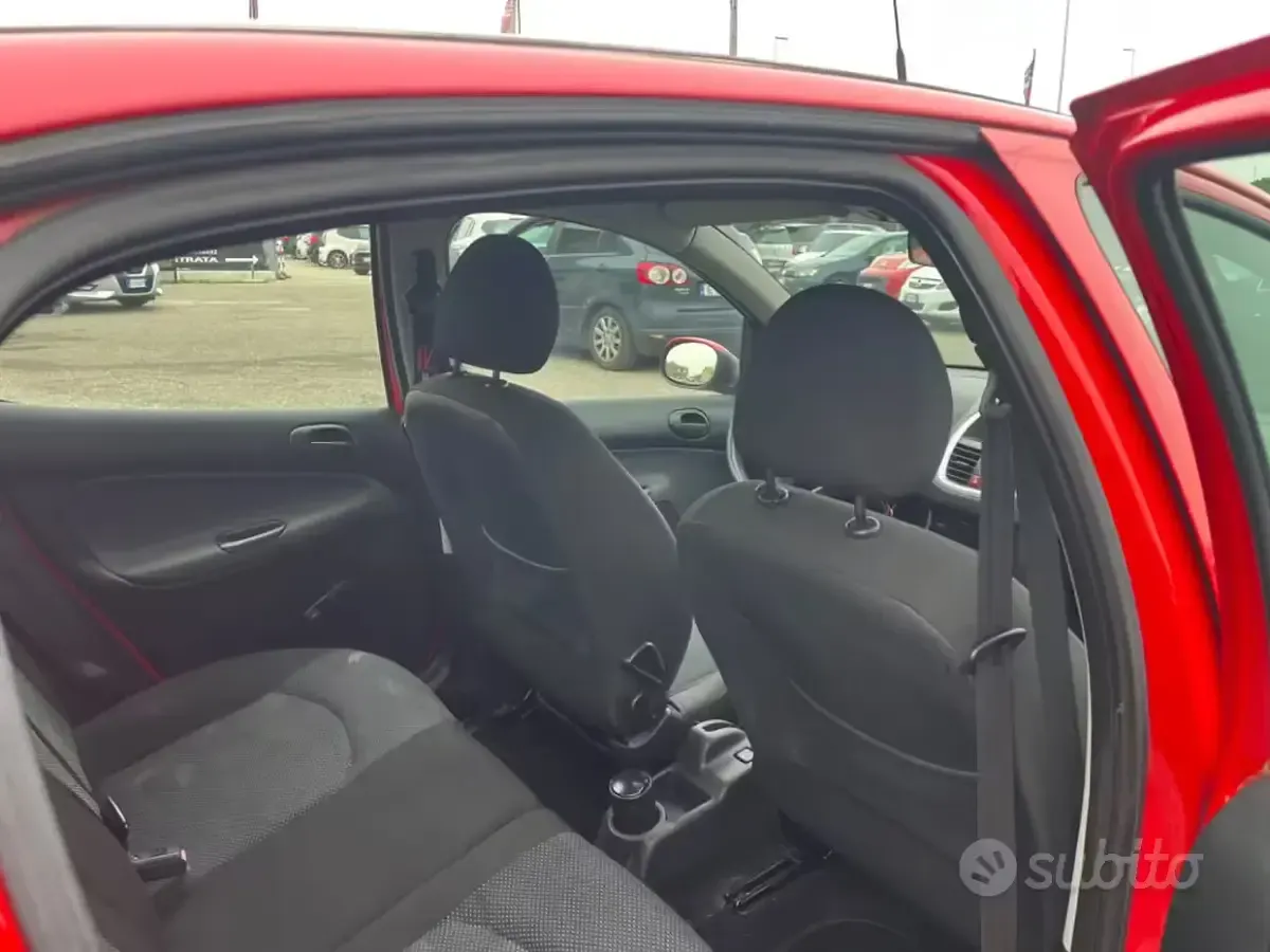 Usata Peugeot 206 60 CV (44 kW) 2009 Rosso Berlina