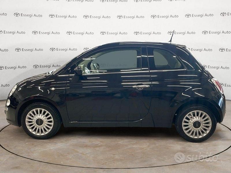 Usata Fiat 500 Lounge 69 CV (50 kW) 2015 Nero Utilitaria