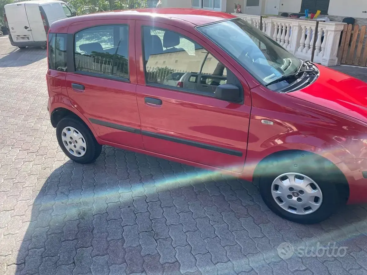 Usata Fiat Panda Dynamic 60 CV (44 kW) 2007 Rosso Utilitaria
