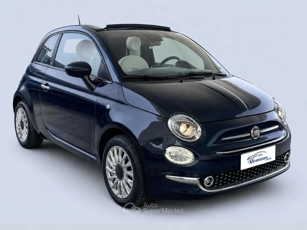 Usata Fiat 500C Dolcevita 69 CV (50 kW) 2023 Blu Cabrio