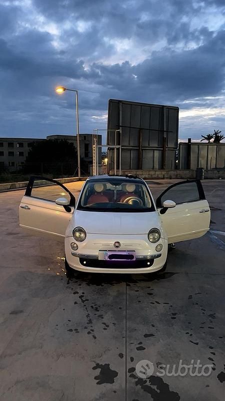 Usata Fiat 500 75 CV (55 kW) 2008 Bianco