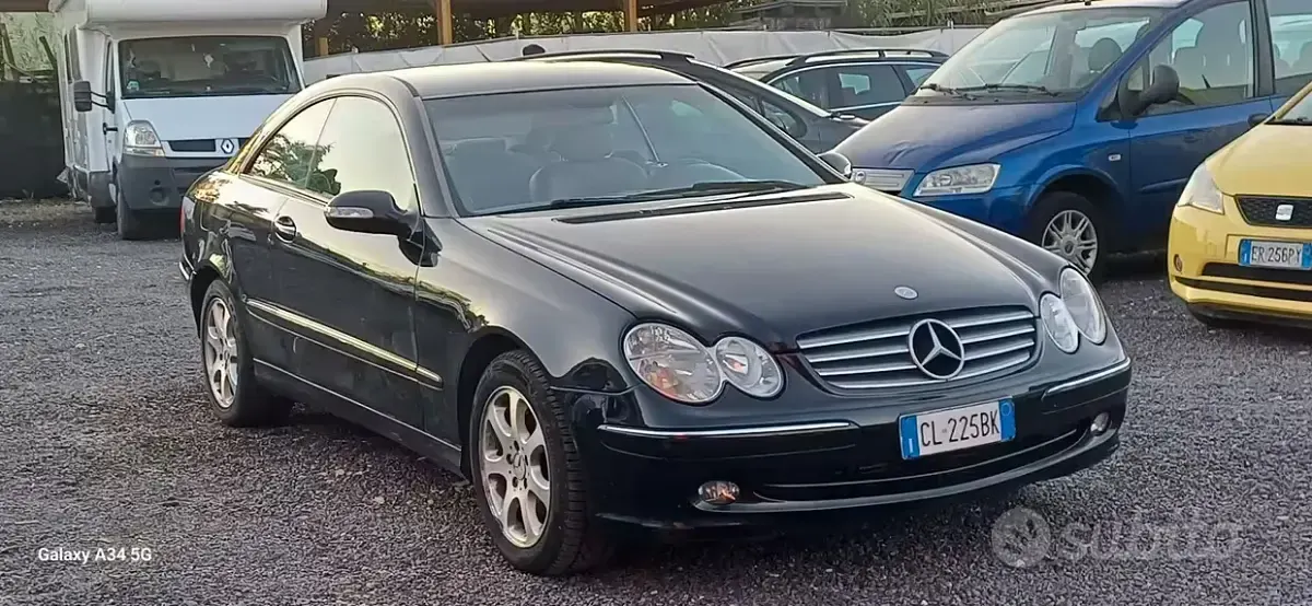 Usata Mercedes CLK270 Avantgarde 170 CV (125 kW) 2004 Nero Coupé