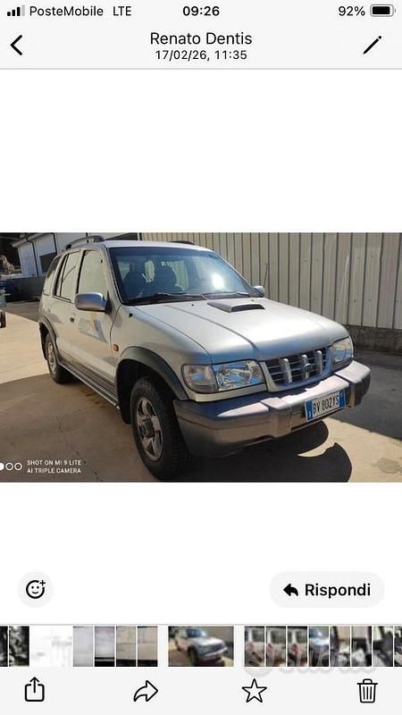 Usata Kia Sportage 2001 SUV