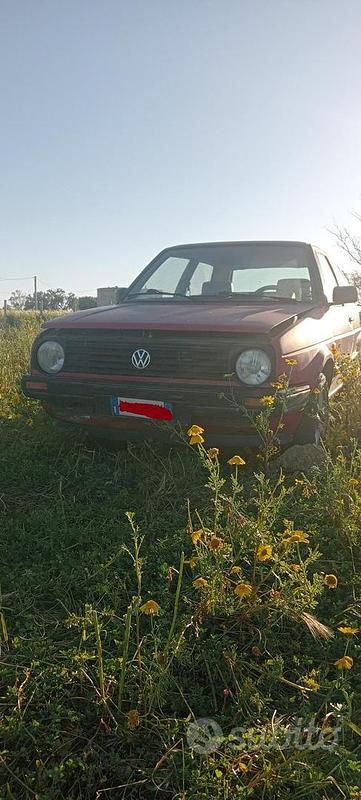 Usata VW Golf II 1987 Rosso Utilitaria