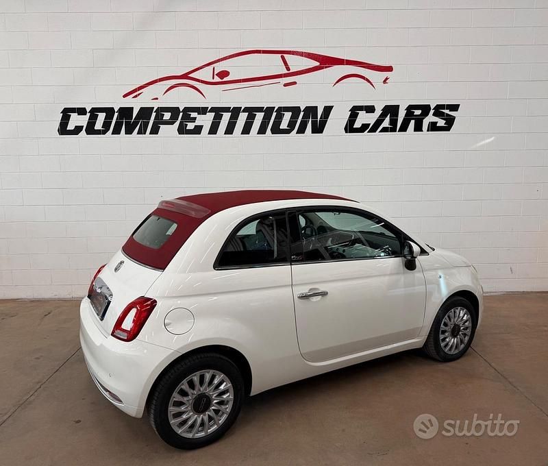 Usata Fiat 500C Lounge 69 CV (50 kW) 2017 Bianco Cabrio