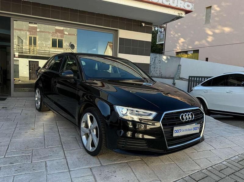 Usata Audi A3 Ambiente 150 CV (110 kW) 2017 Nero Berlina