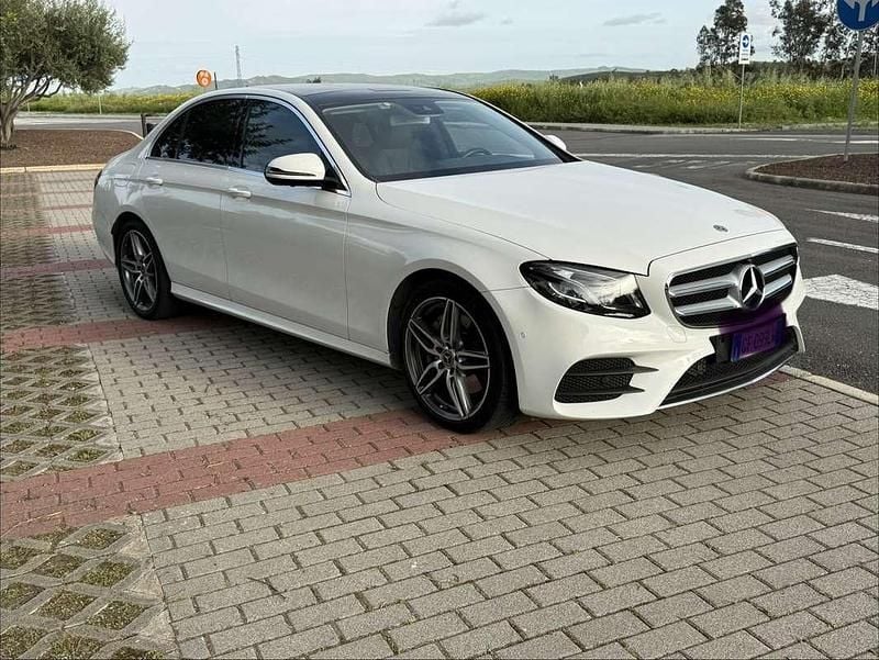 Usata Mercedes E220 Premium Plus 194 CV (142 kW) 2019 Bianco Berlina