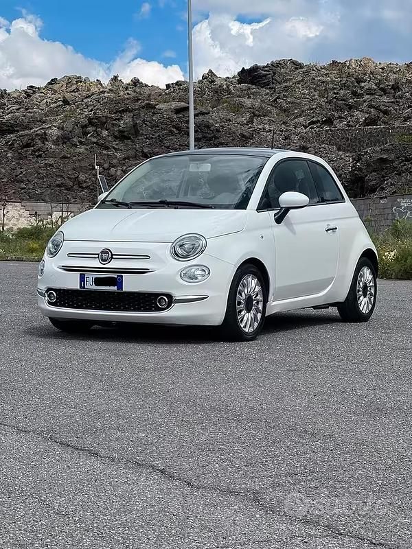 Usata Fiat 500 Lounge 95 CV (69 kW) 2017 Bianco Utilitaria