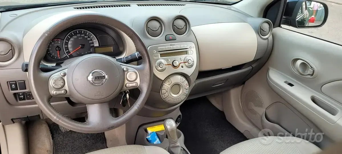 Usata Nissan Micra Acenta 80 CV (58 kW) 2011 Nero Utilitaria