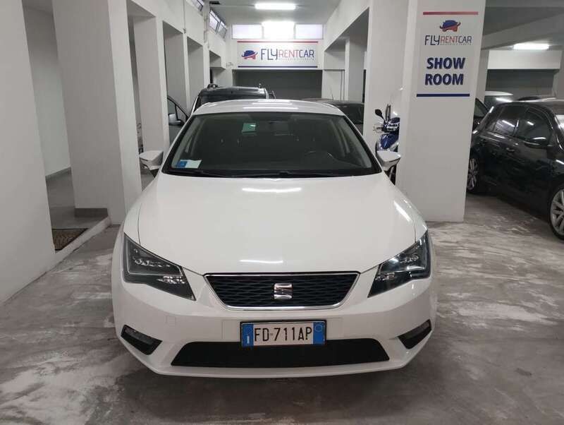 Usata Seat Leon Style 150 CV (110 kW) 2016 Bianco Berlina