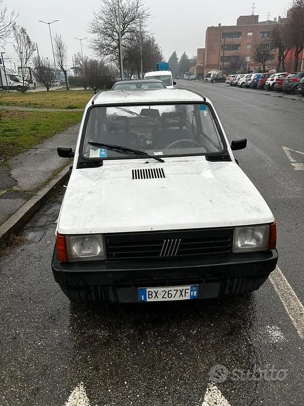 Usata Fiat Panda Young 2001 Bianco Utilitaria
