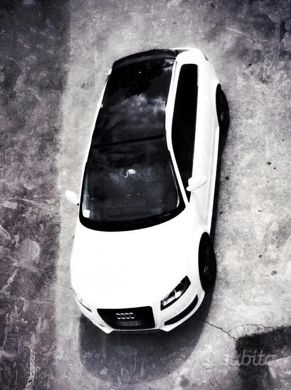 Usata Audi A3 Attraction 110 CV (80 kW) 2010 Bianco Utilitaria