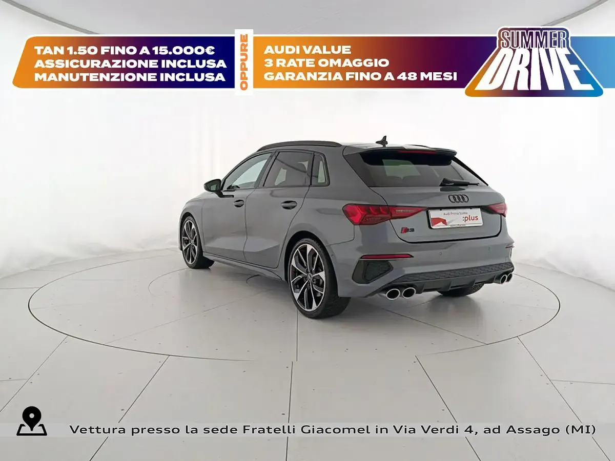 Usata Audi S3 Design 310 CV (228 kW) 2022 Grigio daytona perlato Berlina