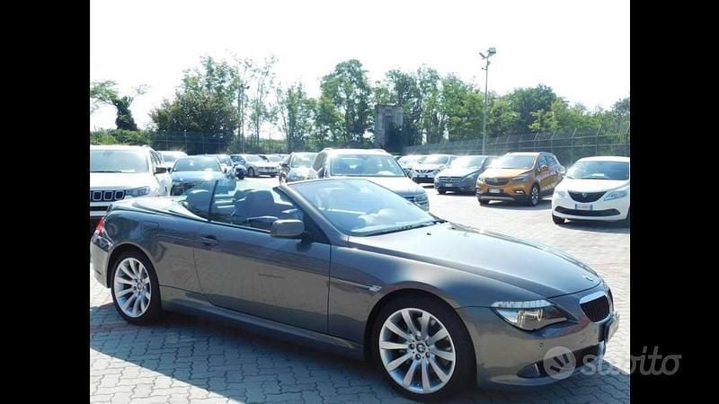 Usata BMW 635 Cabriolet 286 CV (210 kW) 2009 Argento Cabrio