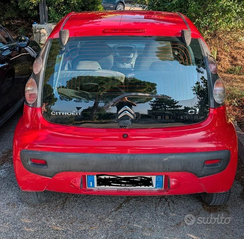 Usata Citroën C1 68 CV (50 kW) 2007 Rosso Utilitaria
