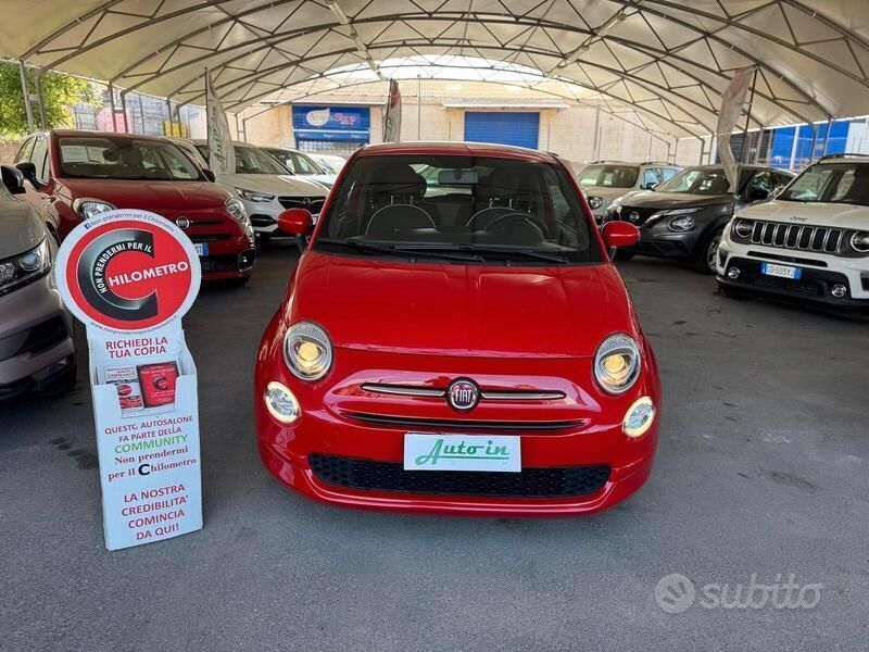 Usata Fiat 500 Lounge 70 CV (51 kW) 2021 Rosso Berlina