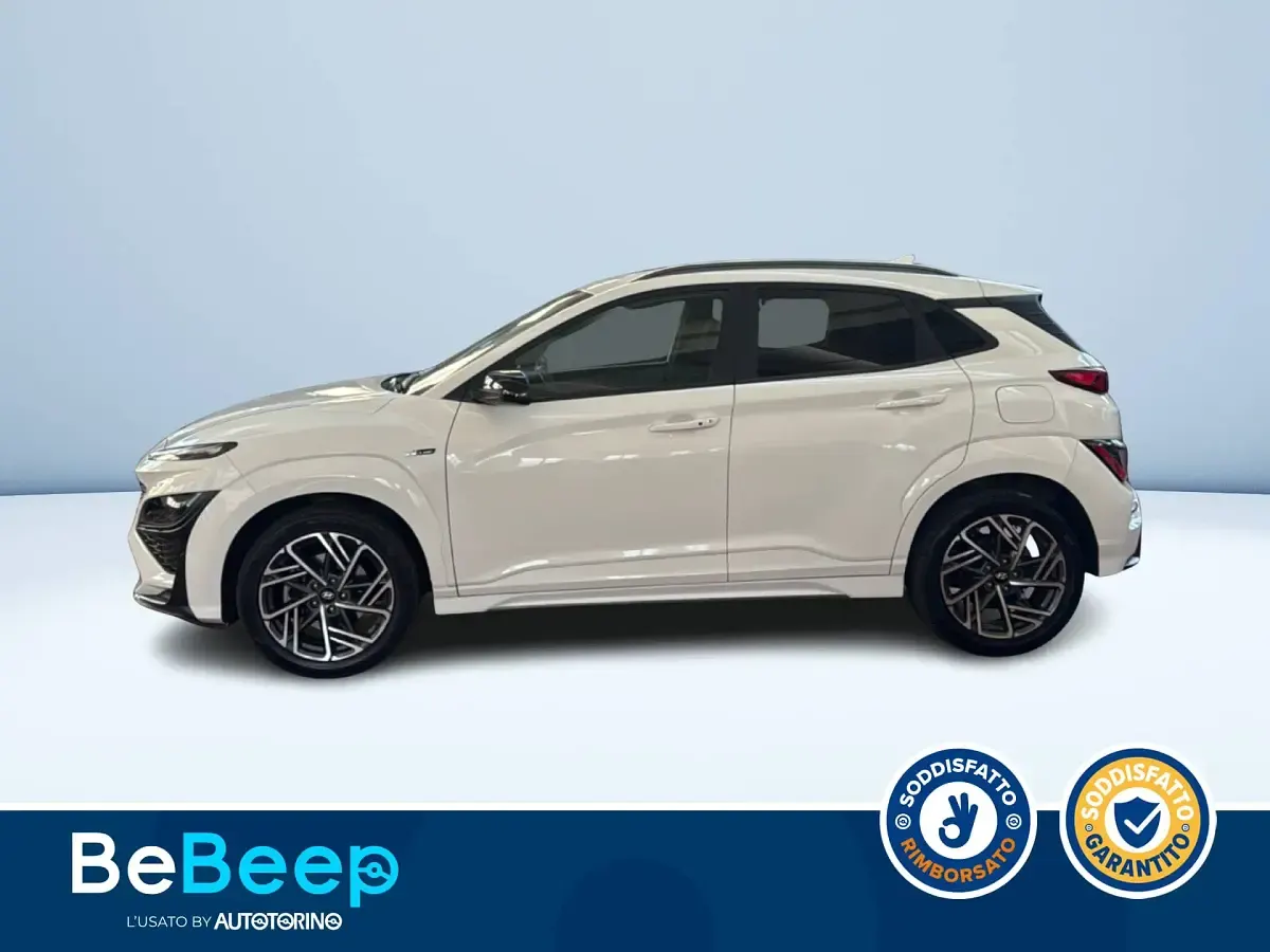 Usata Hyundai Kona N Line 120 CV (88 kW) 2023 Bianco metallizzato SUV