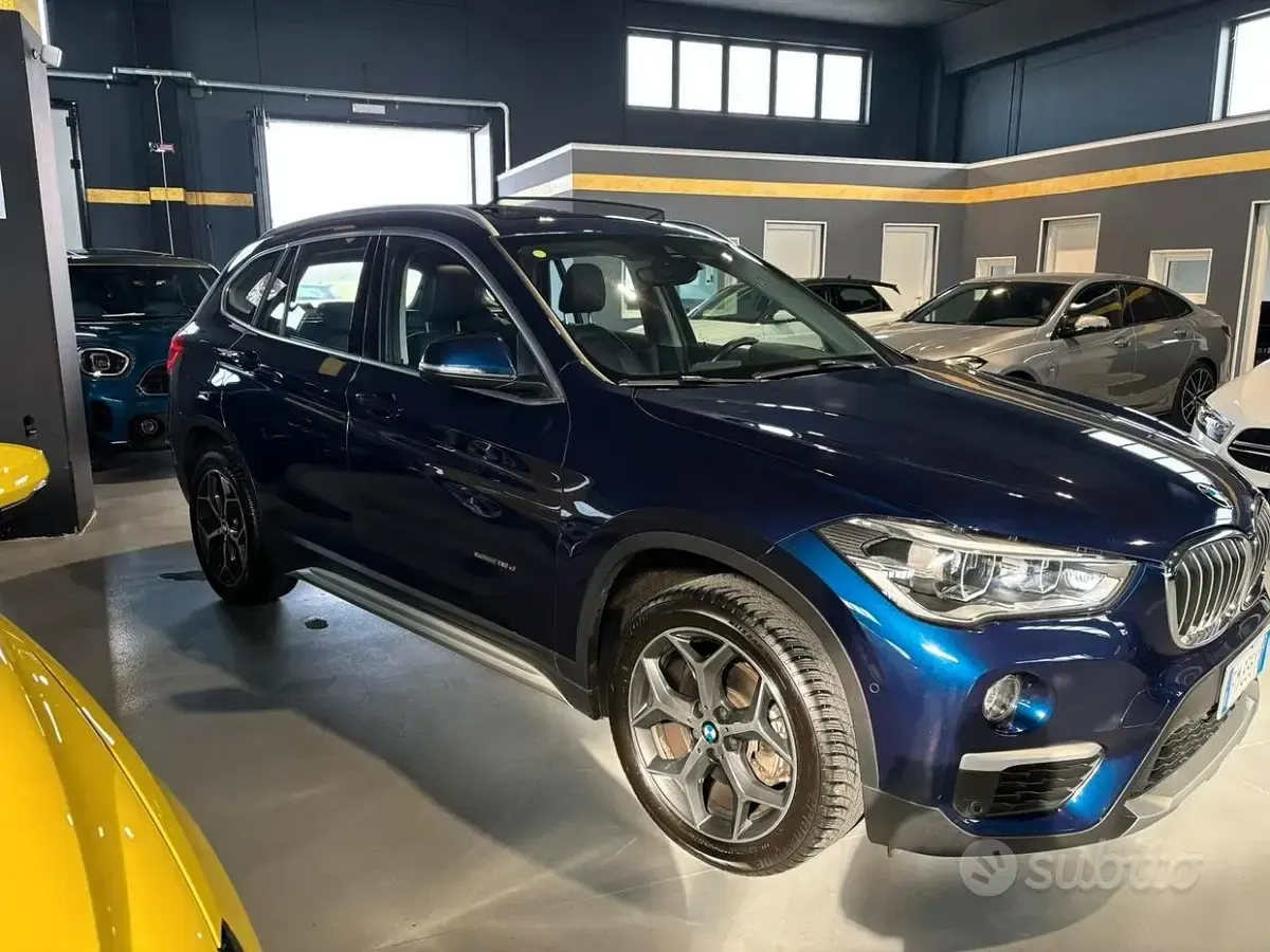 Usata BMW X1 xLine 150 CV (110 kW) 2017 Blu/azzurro SUV