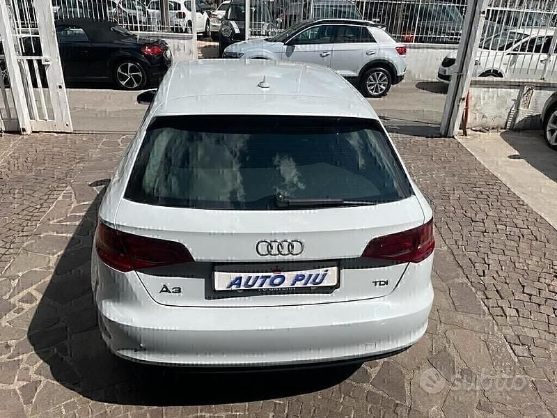 Usata Audi A3 Ambition 104 CV (76 kW) 2014 Bianco Berlina