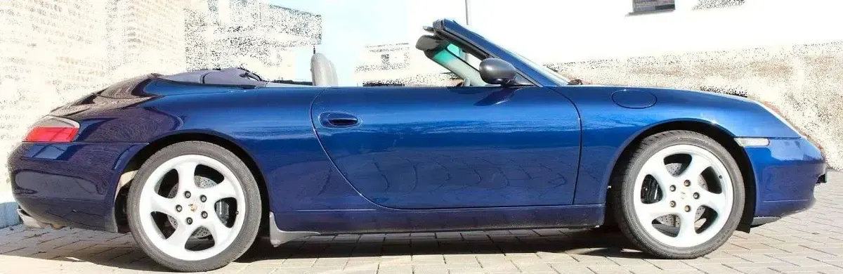 Usata Porsche 911 Carrera Cabriolet 300 CV (220 kW) 2000 Blu/azzurro Cabrio