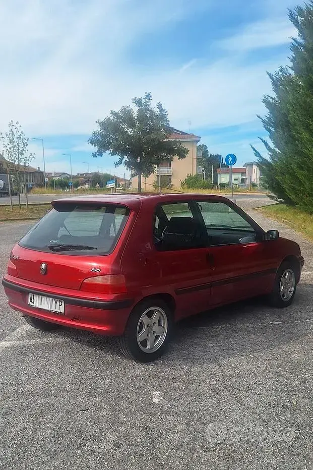 Usata Peugeot 106 75 CV (55 kW) 1997 Rosso Utilitaria