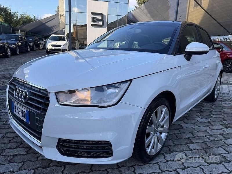 Usata Audi A1 95 CV (69 kW) 2016 Bianco Berlina