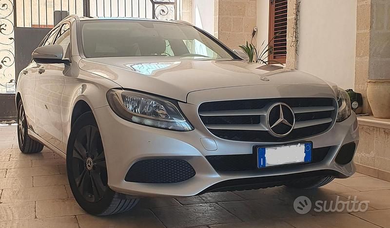 Usata Mercedes C220 170 CV (125 kW) 2015 Grigio Station wagon