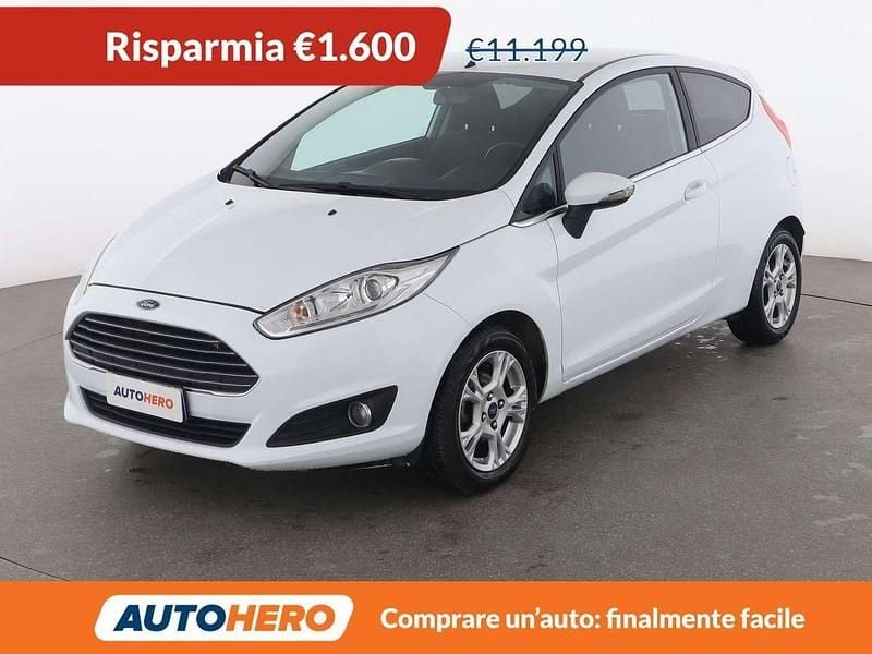 Usata Ford Fiesta Titanium 75 CV (55 kW) 2017 Bianco Utilitaria