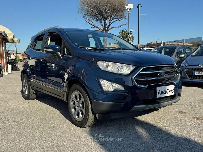 Usata Ford Ecosport Titanium 100 CV (73 kW) 2018 Blu/azzurro SUV