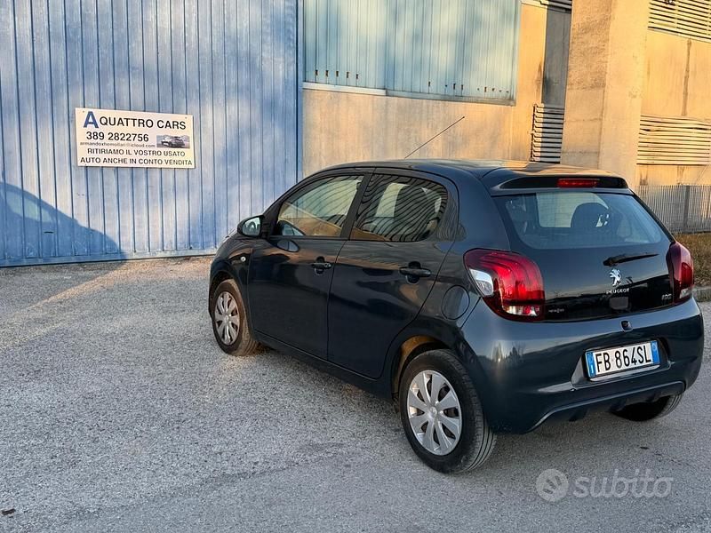 Usata Peugeot 108 Access 69 CV (50 kW) 2016 Nero Utilitaria