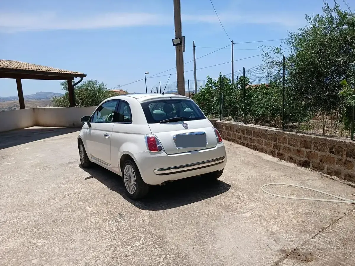 Usata Fiat 500 95 CV (69 kW) 2012 Bianco Berlina