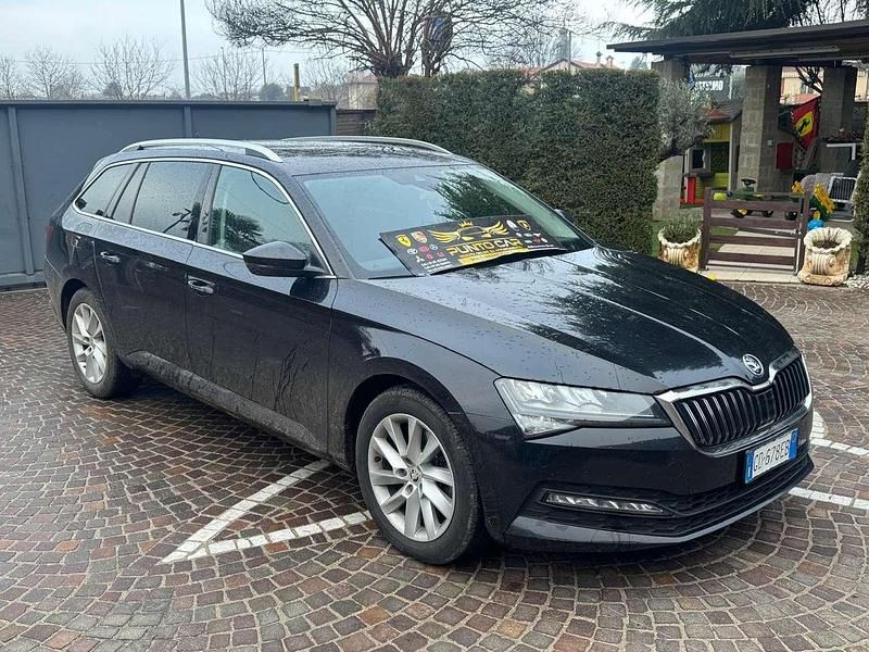 Brugt Skoda Superb Style 122 HK (89 kW) 2021 Sort Stationcar