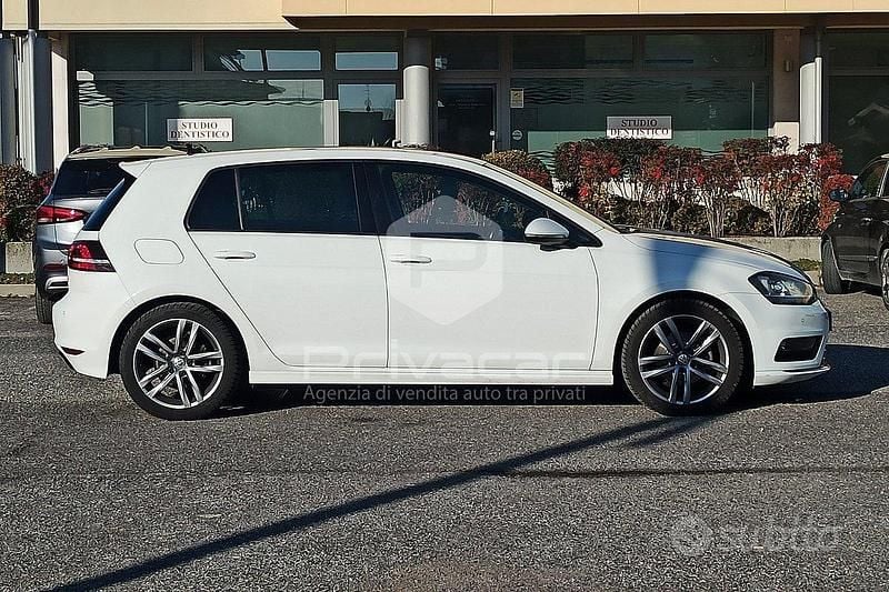 Usata VW Golf VII Edition 110 CV (80 kW) 2017 Bianco Utilitaria