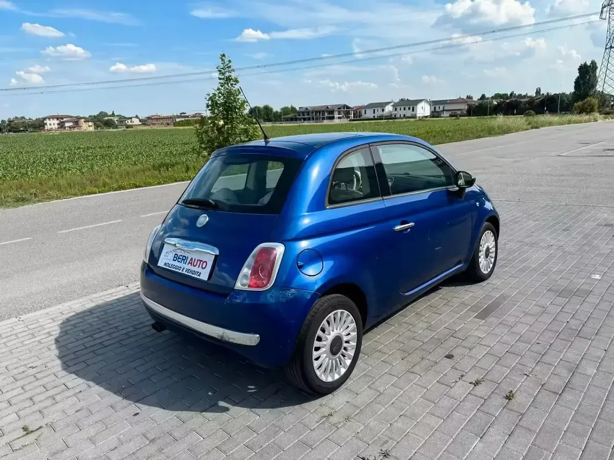 Brugt Fiat 500 75 HK (55 kW) 2009 Blå Cabriolet