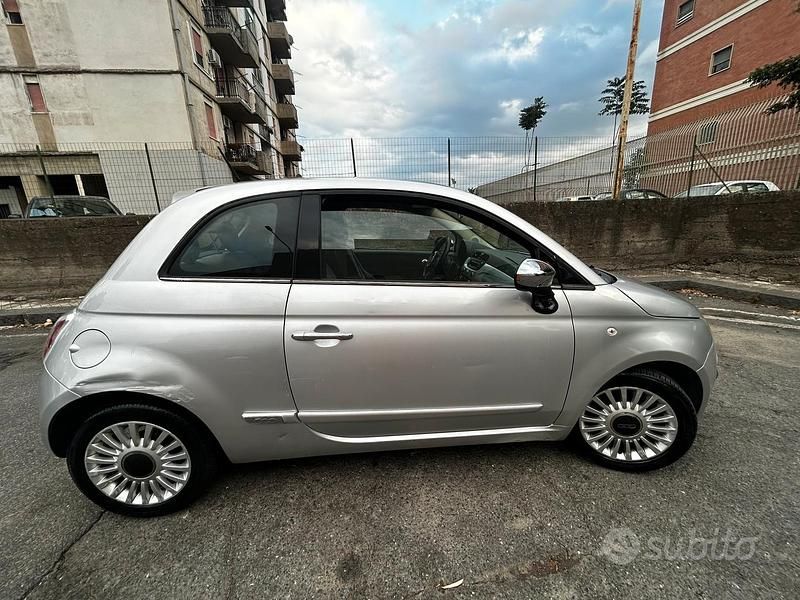 Usata Fiat 500 75 CV (55 kW) 2012 Grigio Cabrio