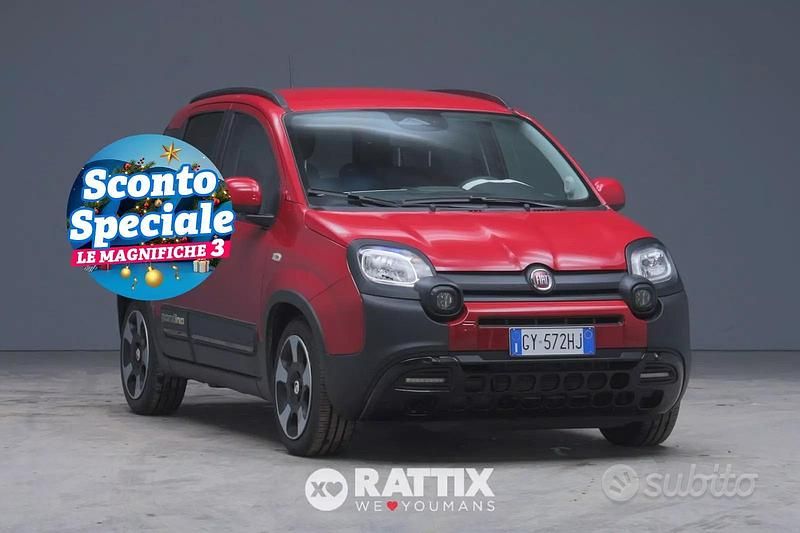 Rosso Usata 2025 Fiat Panda Cross Tre volumi | 11.700 € (Buon prezzo) - Immagine 1/4