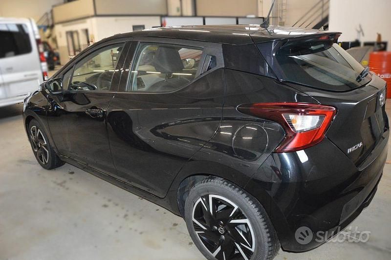 Usata Nissan Micra Acenta 92 CV (67 kW) 2022 Nero Utilitaria