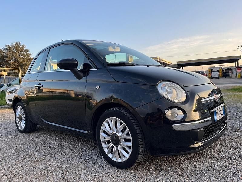Usata Fiat 500 Lounge 69 CV (50 kW) 2014 Nero Berlina