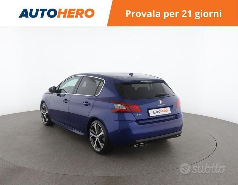 Usata Peugeot 308 GT-line 131 CV (96 kW) 2017 Blu/azzurro Berlina
