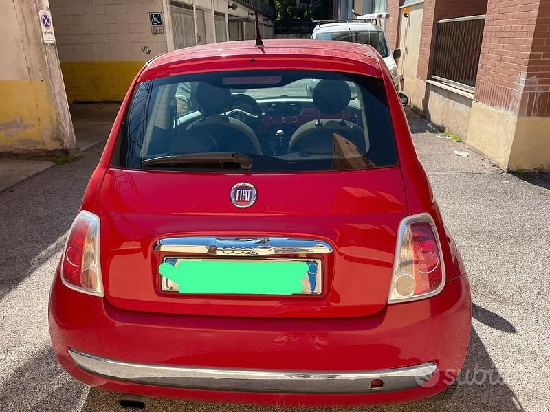 Usata Fiat 500 69 CV (50 kW) 2007 Rosso Utilitaria