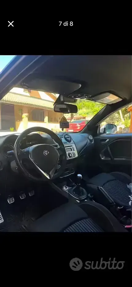 Usata Alfa Romeo MiTo Quadrifoglio Verde 170 CV (125 kW) 2011 Blu Utilitaria