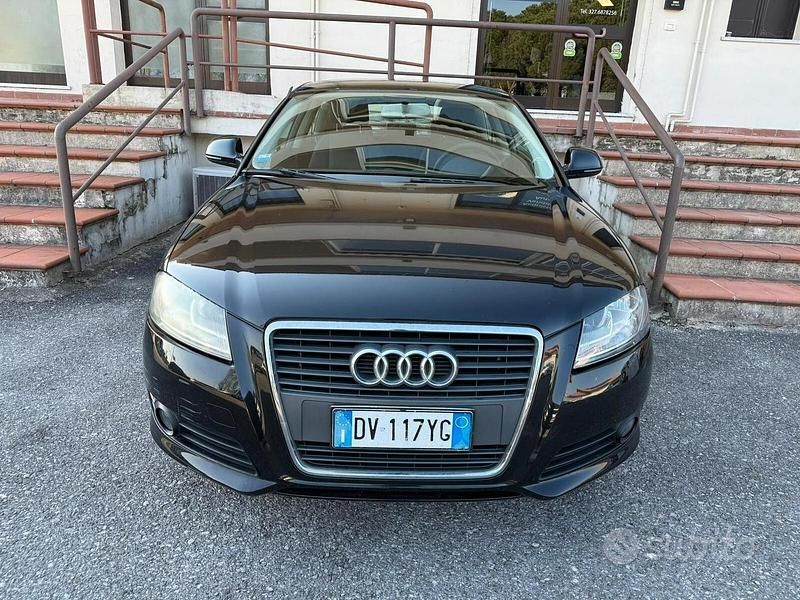 Usata Audi A3 Attraction 105 CV (77 kW) 2009 Nero Utilitaria