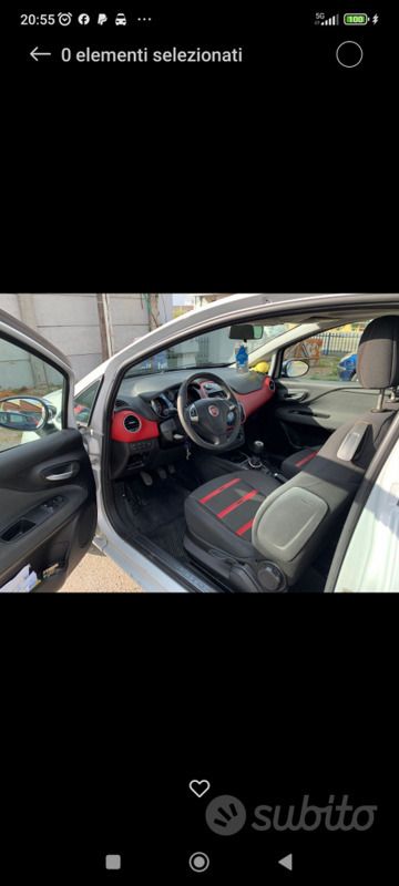 Usata Fiat Punto Evo Sport 95 CV (69 kW) 2010 Grigio Utilitaria