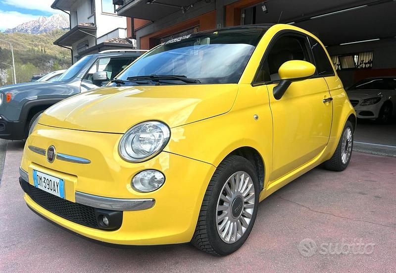 Usata Fiat 500 75 CV (55 kW) 2008 Giallo Berlina